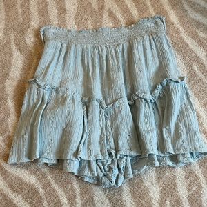 Surf Gypsy teal beach skort, size small